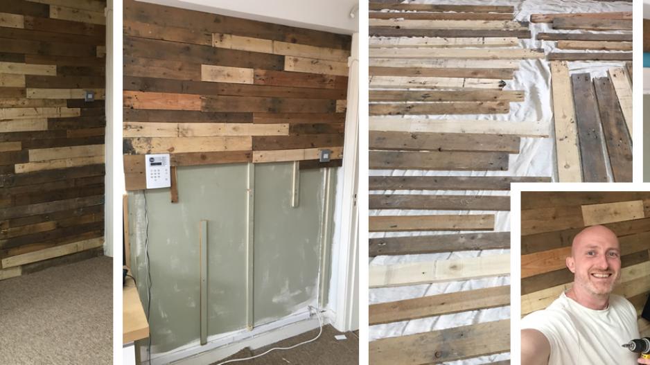 DIY Wooden Pallet Wall