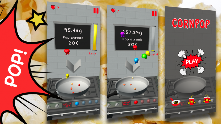 Corn Pop mobile game Corn Pop mobile game